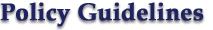 Policy Guidelines